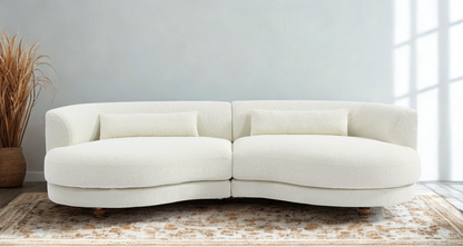 The Florence 4-Seat Sofa in Coconut