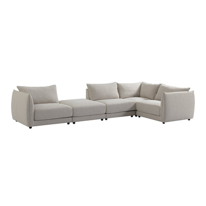 The Tembo 5-Piece Modular Sofa in Oatmeal