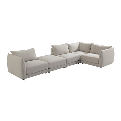The Tembo 5-Piece Modular Sofa in Oatmeal