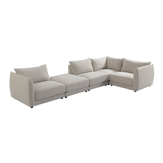 The Tembo 5-Piece Modular Sofa in Oatmeal
