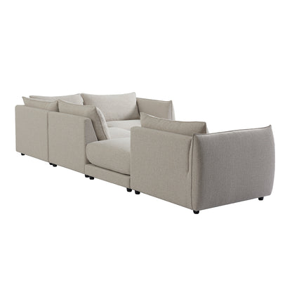 The Tembo 5-Piece Modular Sofa in Oatmeal