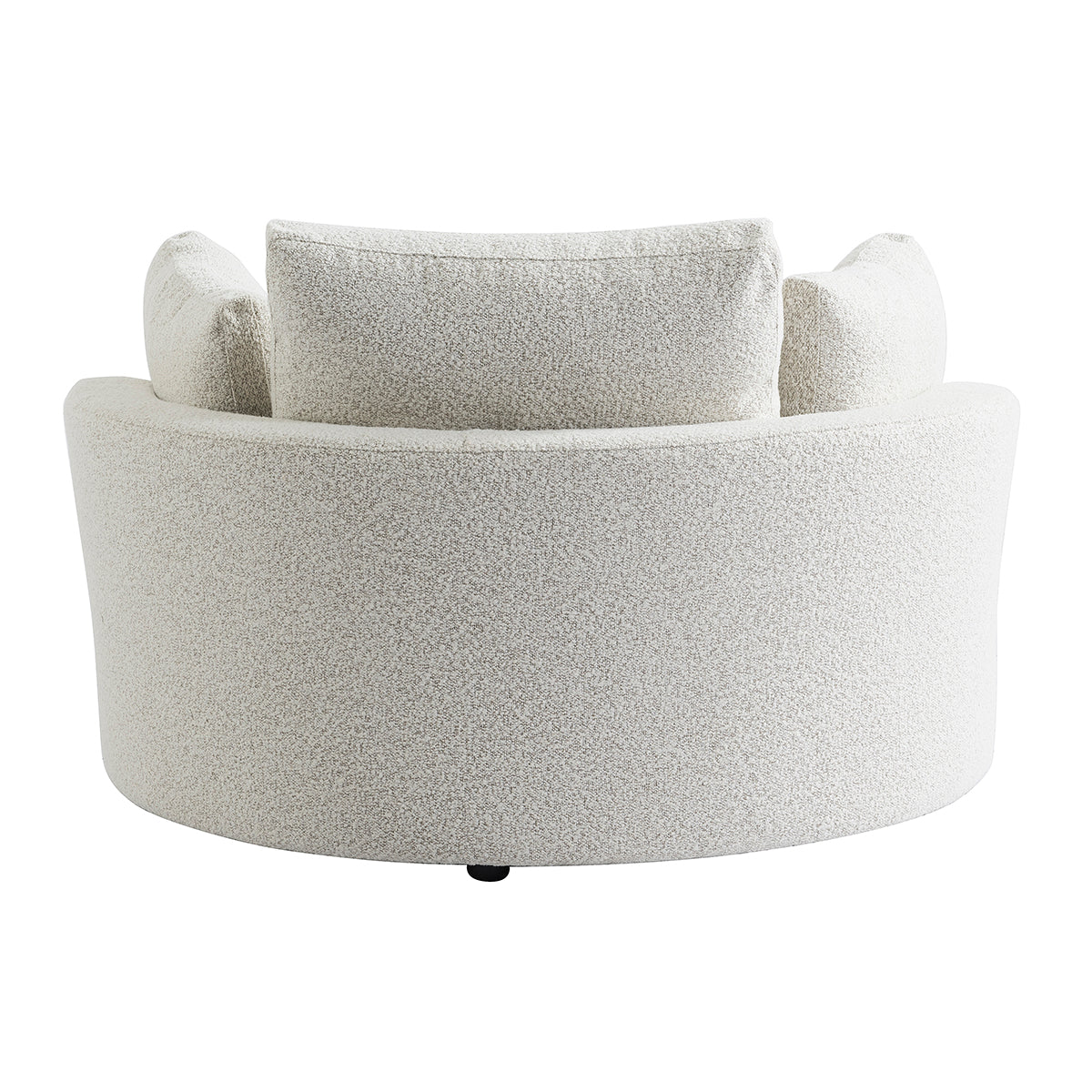 The Sienna Swivel Sofa + Ottoman in Hazy Day