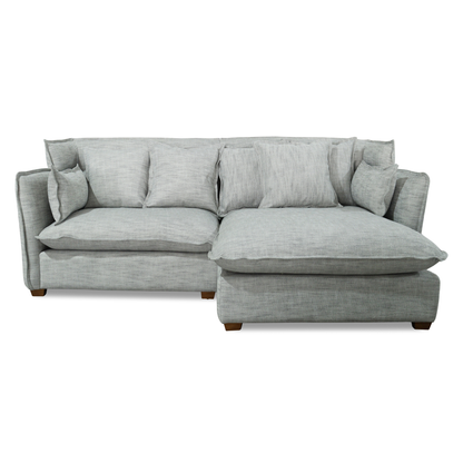 The RIO Chaise in Silver Mist
