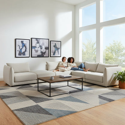 The Tembo 5-Piece Modular Sofa in Oatmeal