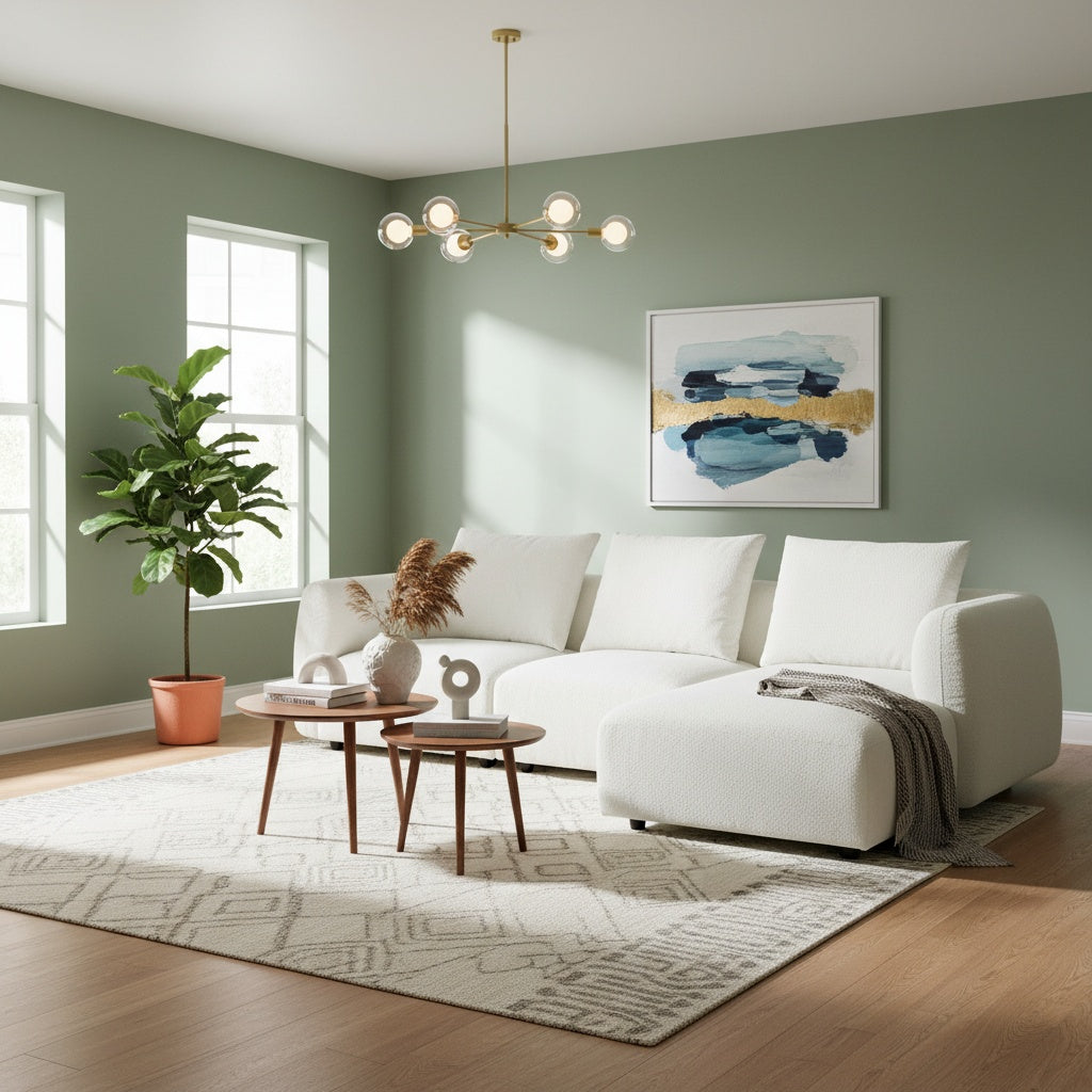 The Kensington 4.5-Seat Luxe Modular Chaise Sofa