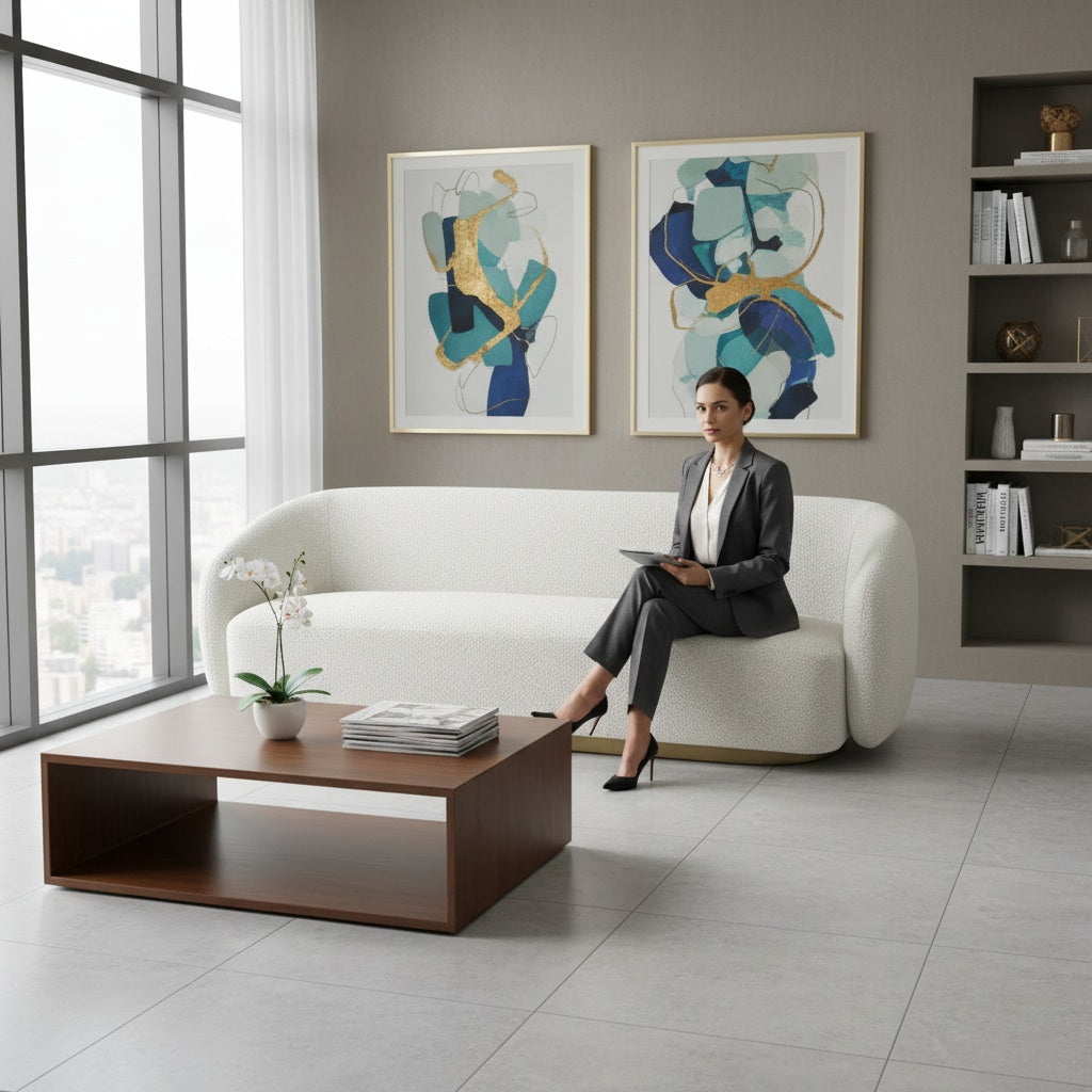 The Raffa 3-Seat Sofa in Hazy Day