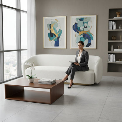 The Raffa 3-Seat Sofa in Hazy Day