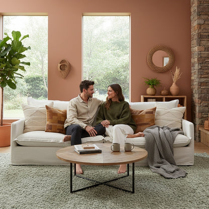 The Ischia 4-Seat Sofa in Sand Dune